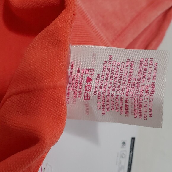 No Boundaries Juniors High Rise Crop Seamless Leggings Pink Size L NWT Girly - Picture 8 of 8